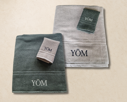 Drap de bain YÔM Beige — Élégance naturelle & confort sensorielle